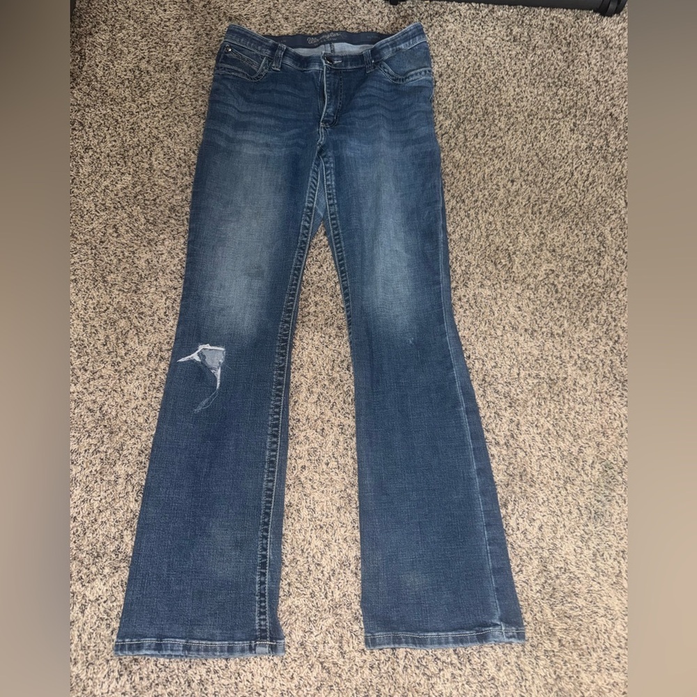 Wrangler Medium Blue Flare Jeans